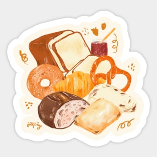 bread lovers Sticker